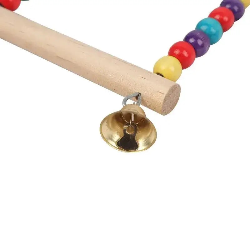 Parrot Swing And Chewing Toy Interactive Bird Cage Kit Set