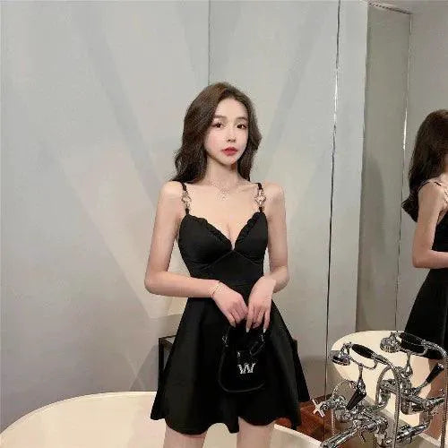 Party Socialite Slip Dress Chic Summer Event Wear Gown