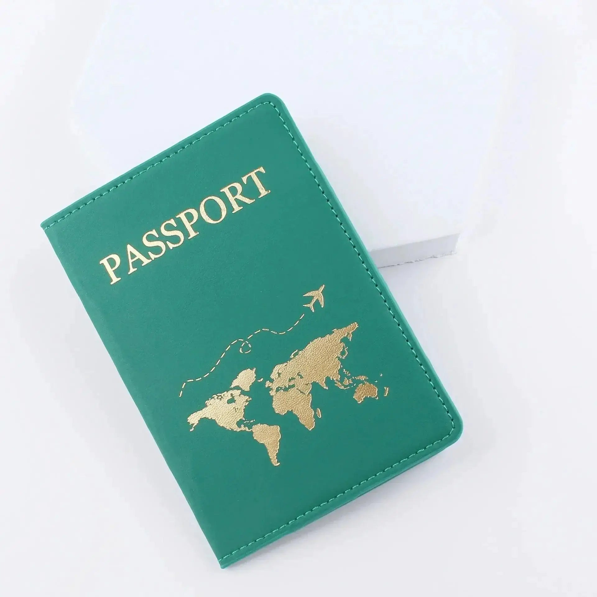 Passport Cover World Themed Travel Holder Gift Elegant