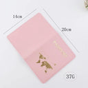 Passport Cover: Elegant World-Themed Travel Holder Gift