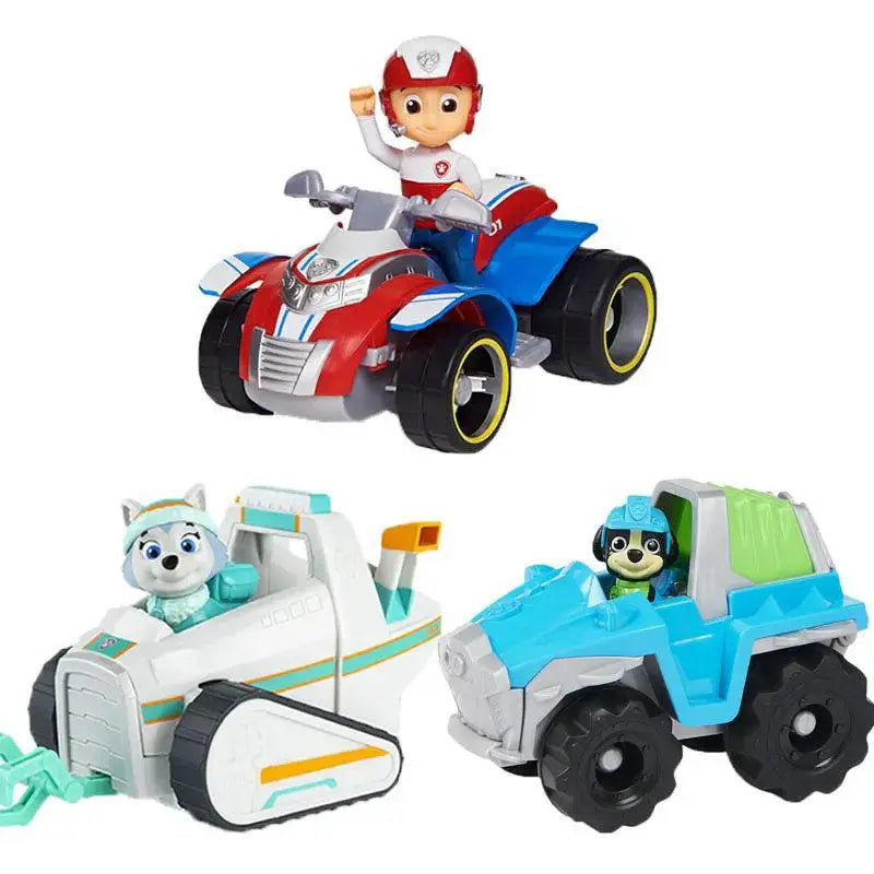 Paw Patrol Character Figure Set With Vehicles Collection