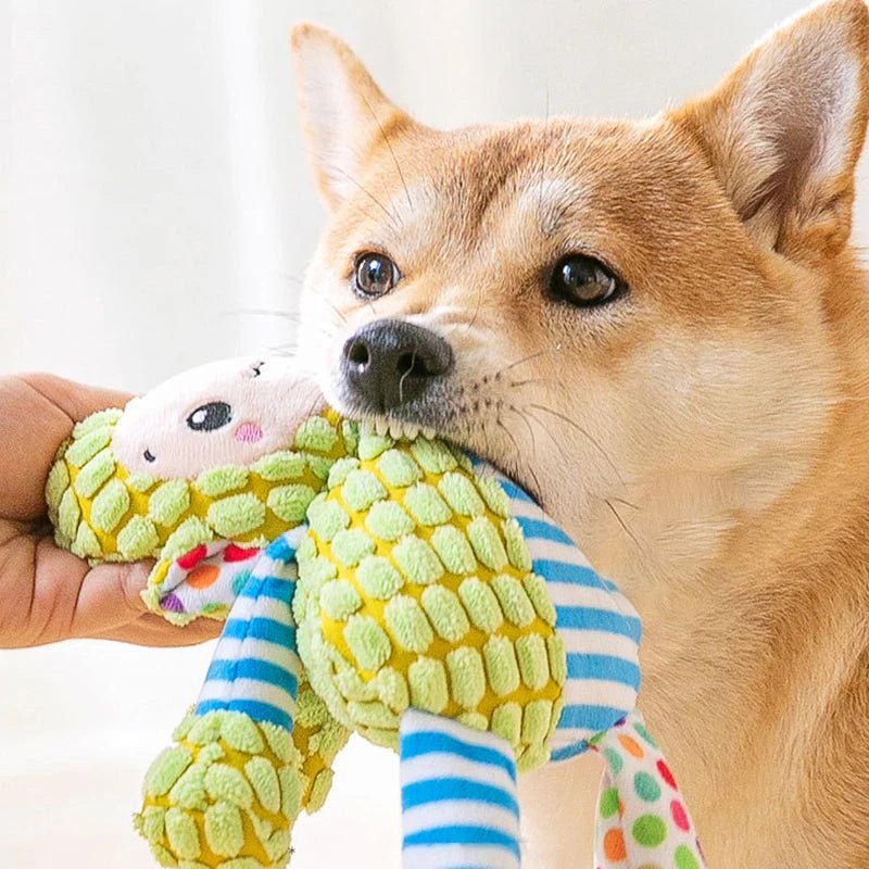 PawGuard Plush Puzzle Toy For Kittens And Dogs - Squeaky Bite Resistant Chew Toy
