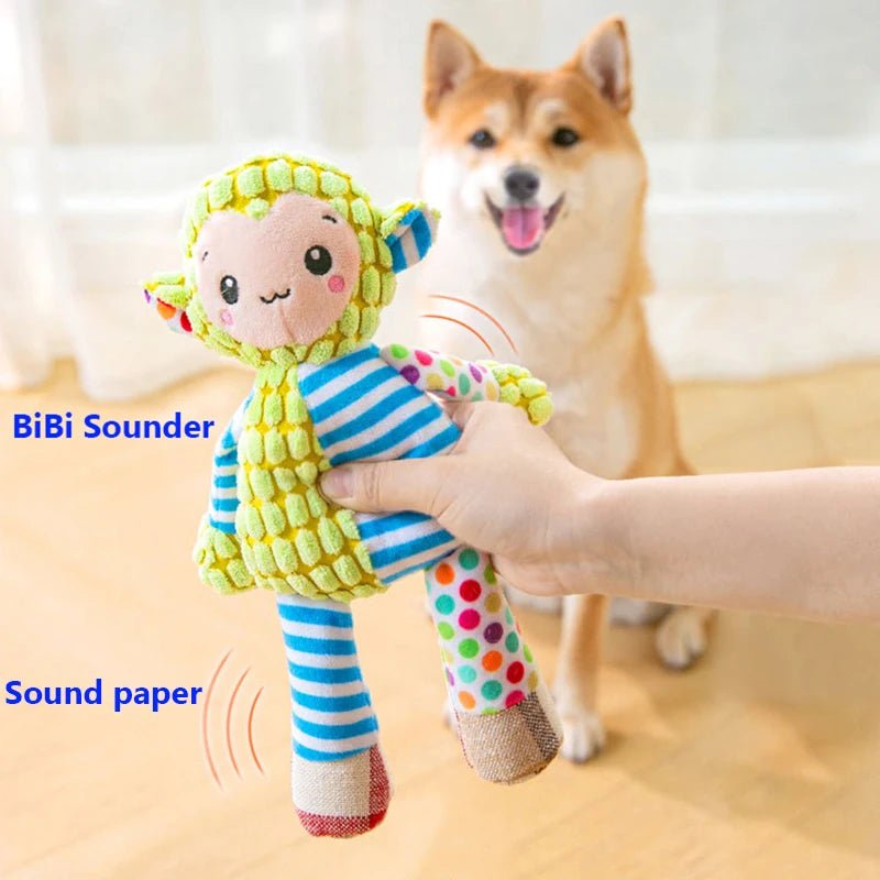 PawGuard Plush Puzzle Toy For Kittens And Dogs - Squeaky Bite Resistant Chew Toy