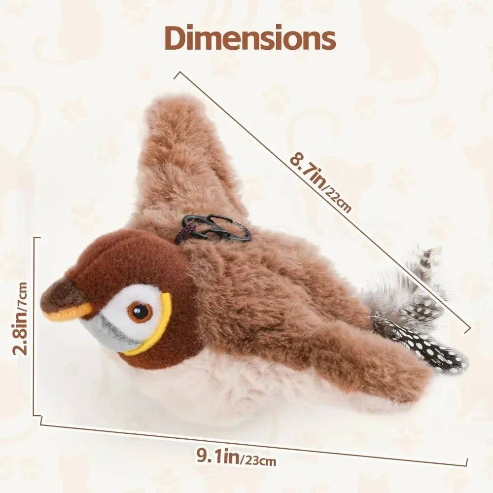 PawPulse Remote Control Cat Toy Sparrow - Realistic Bird Movements For Daily Fun
