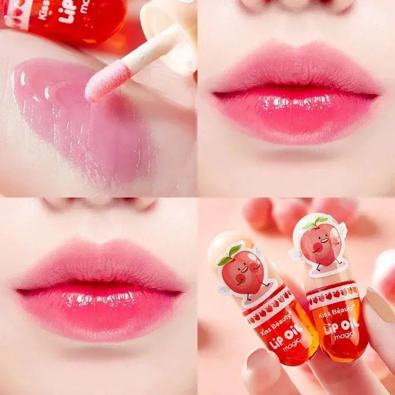 Peachy Lip Gloss Hydrating Oil For Soft Long Lasting Lips