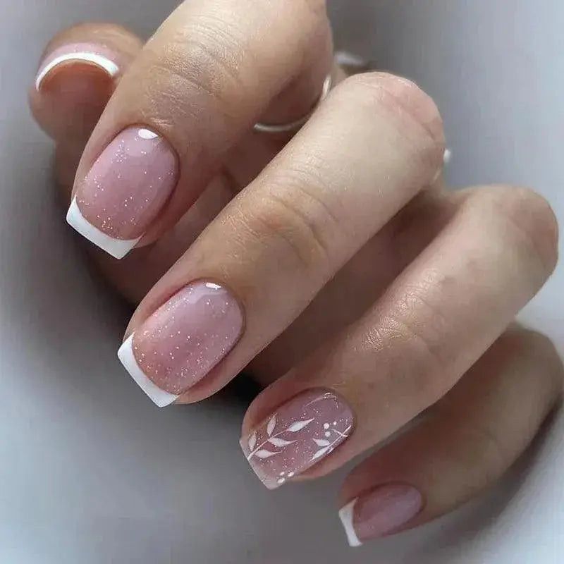 Pearlescent Square Nails Kit For Effortless Nail Designs