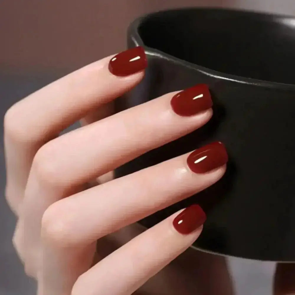 Pearlescent Square Nails Kit For Effortless Nail Designs