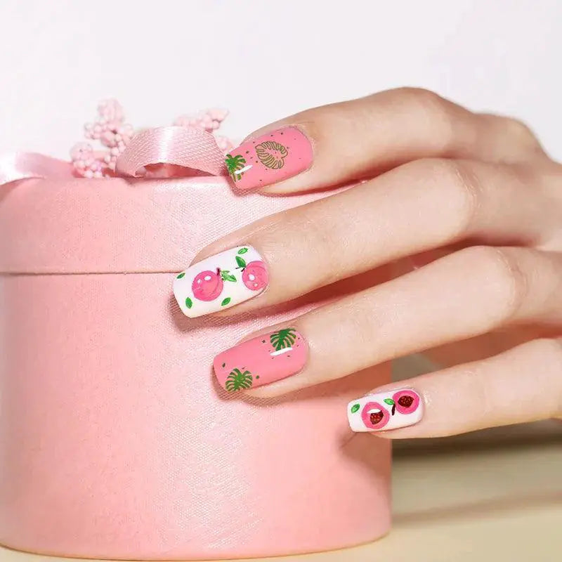 Peel Off Latex Stamp Polish Set Vibrant Nail Art Colors