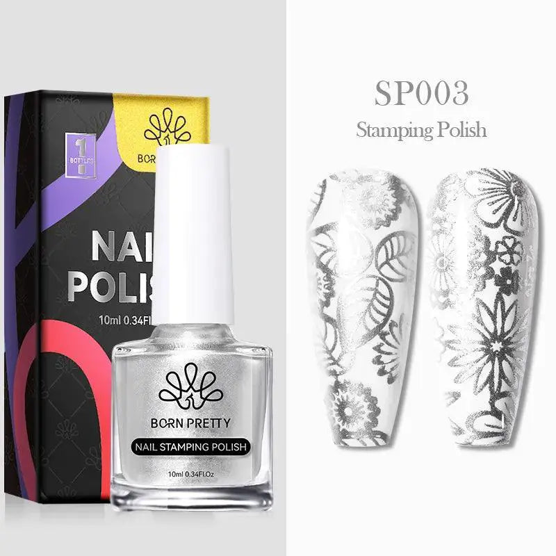 Bold Nail Stamp Polish Set for Nail Art — SP023