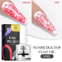 Peel Off Latex Stamp Polish Set - Vibrant Nail Art Colors