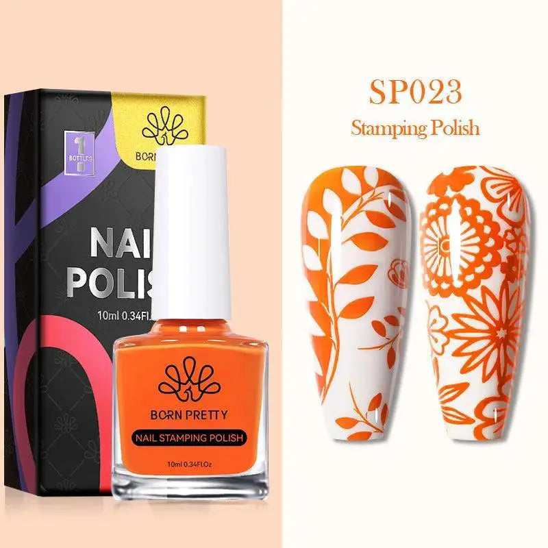 Bold Nail Stamp Polish Set for Nail Art — SP013