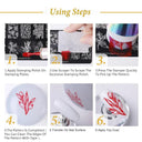 Peel Off Latex Stamp Polish Set - Vibrant Nail Art Colors