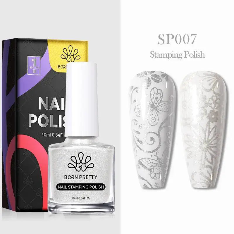 Bold Nail Stamp Polish Set for Nail Art — SP024