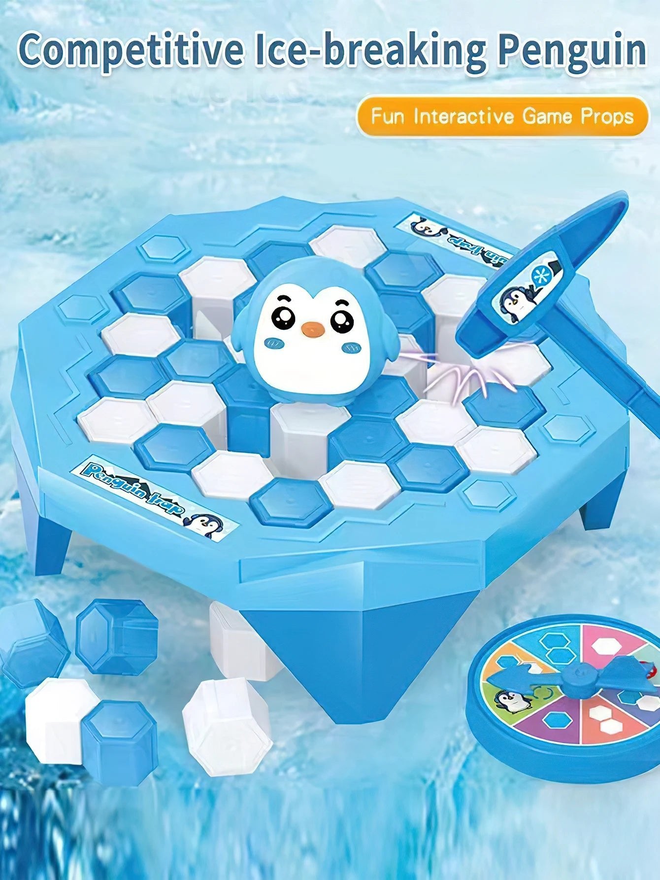 Penguin Pals Mini Ice Breaking Penguin Desktop Knock Game - Family Fun For Kids.
