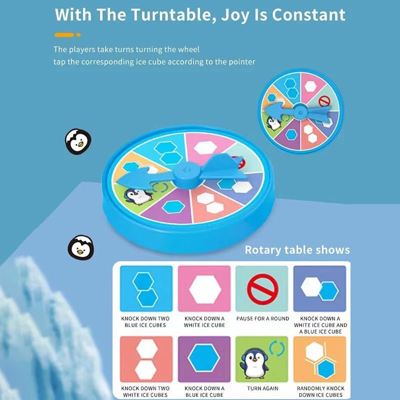 Penguin Pals Mini Ice Breaking Penguin Desktop Knock Game - Family Fun For Kids.