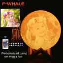 Personalized Moon Lamp: Custom Night Light Gift for Everyone