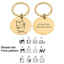 Reflective Cat ID Tag for Night Safety