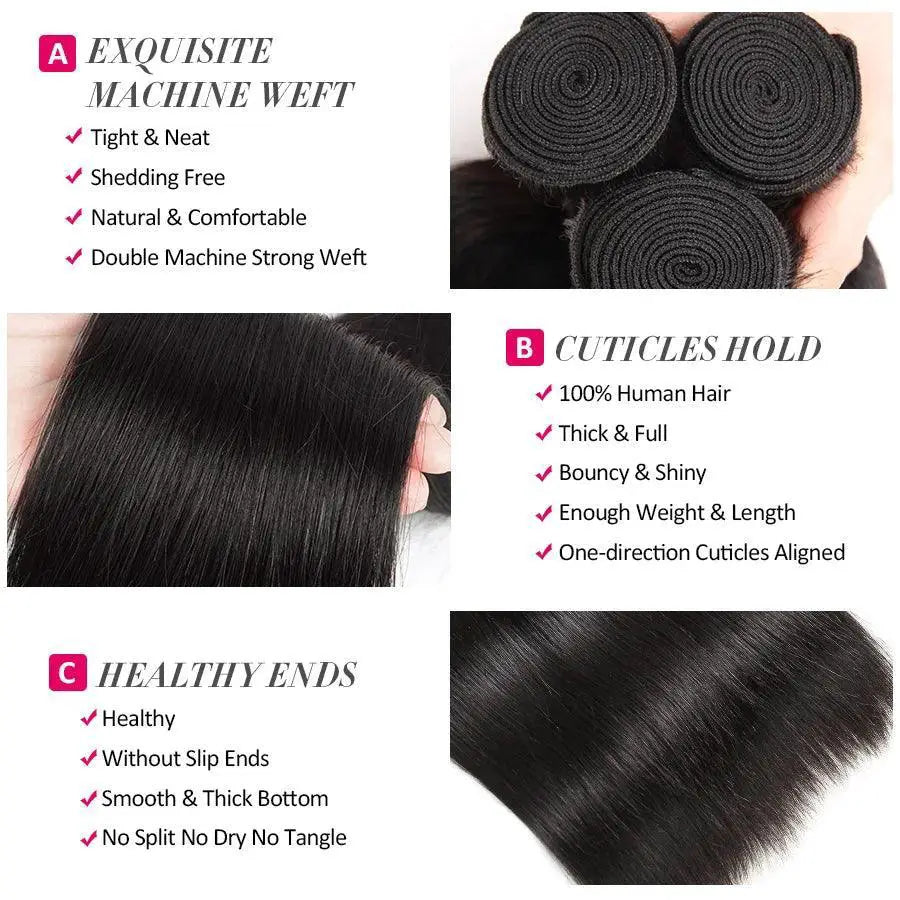 Peruvian Straight Hair Extensions for Effortless Style