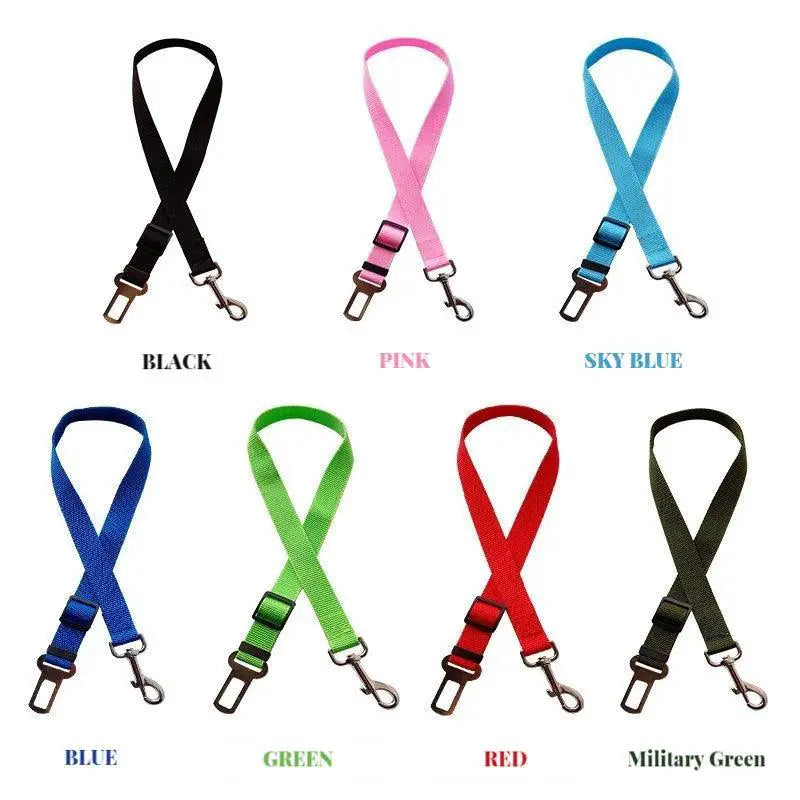 Pet Car Seat Belt And Harness Clip For Dogs And Cats Safety