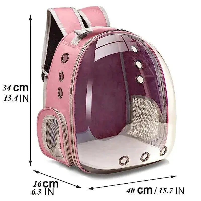 PawNova Pet Carrier Backpack Transparent Capsule Bubble