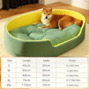 Pet Dog Bed: Cozy Sherpa Fleece Round Design Kennel