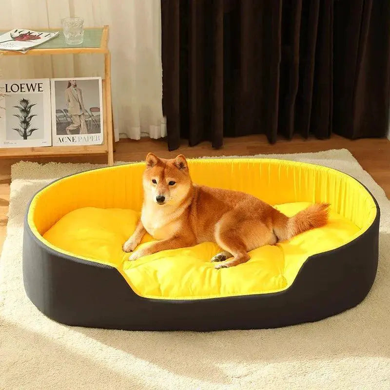 Luxurious Premium Cozy Sherpa Fleece Round Dog Bed Kennel
