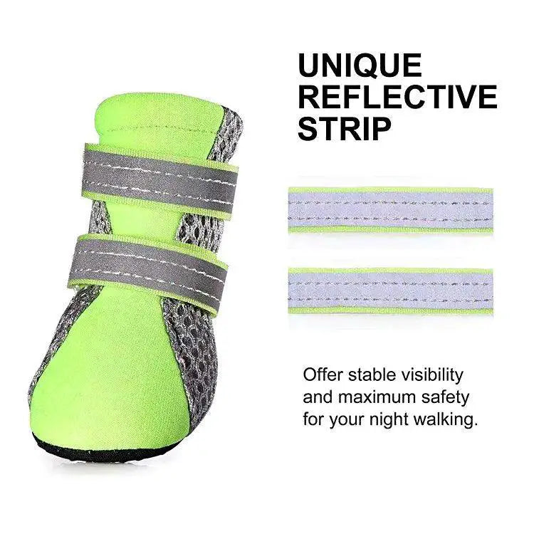 Waterproof Reflective Dog Shoes For Small To Medium Dogs