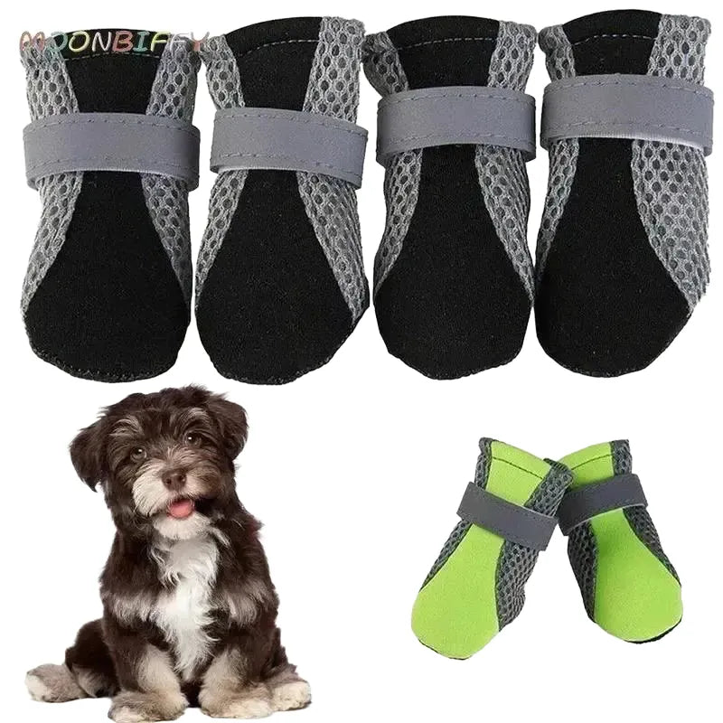 Waterproof Reflective Dog Boots for Small — product view 1