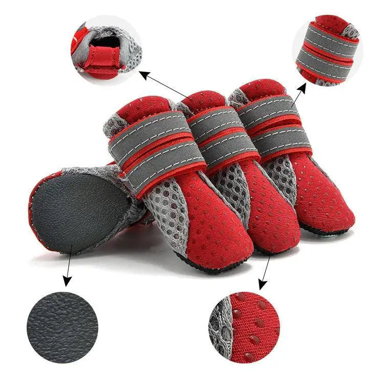 Waterproof Reflective Dog Shoes For Small To Medium Dogs