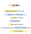 Pet Facial Cleaning Brush for Small Dogs Efficient Grooming