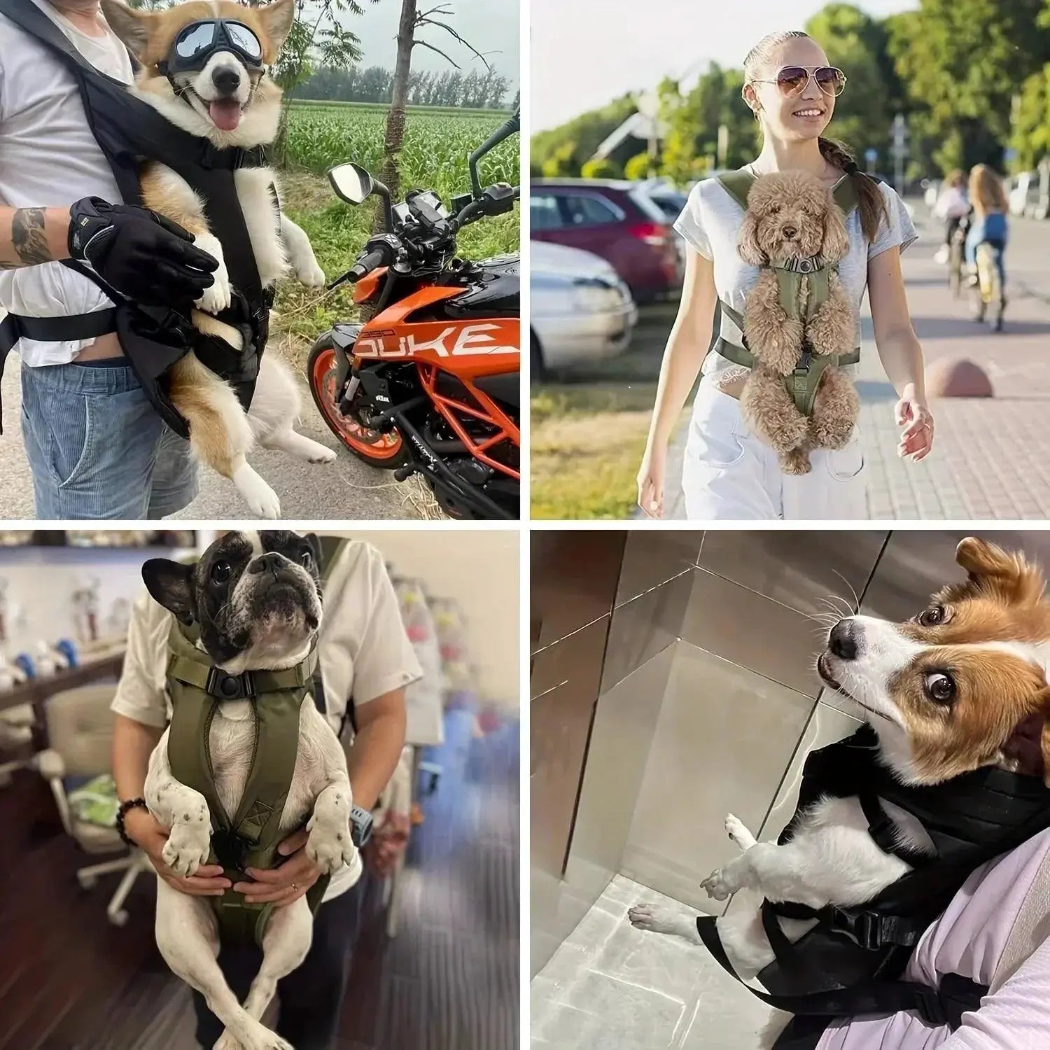 Pet Front Dog Carrier Backpack For Medium Small Dogs