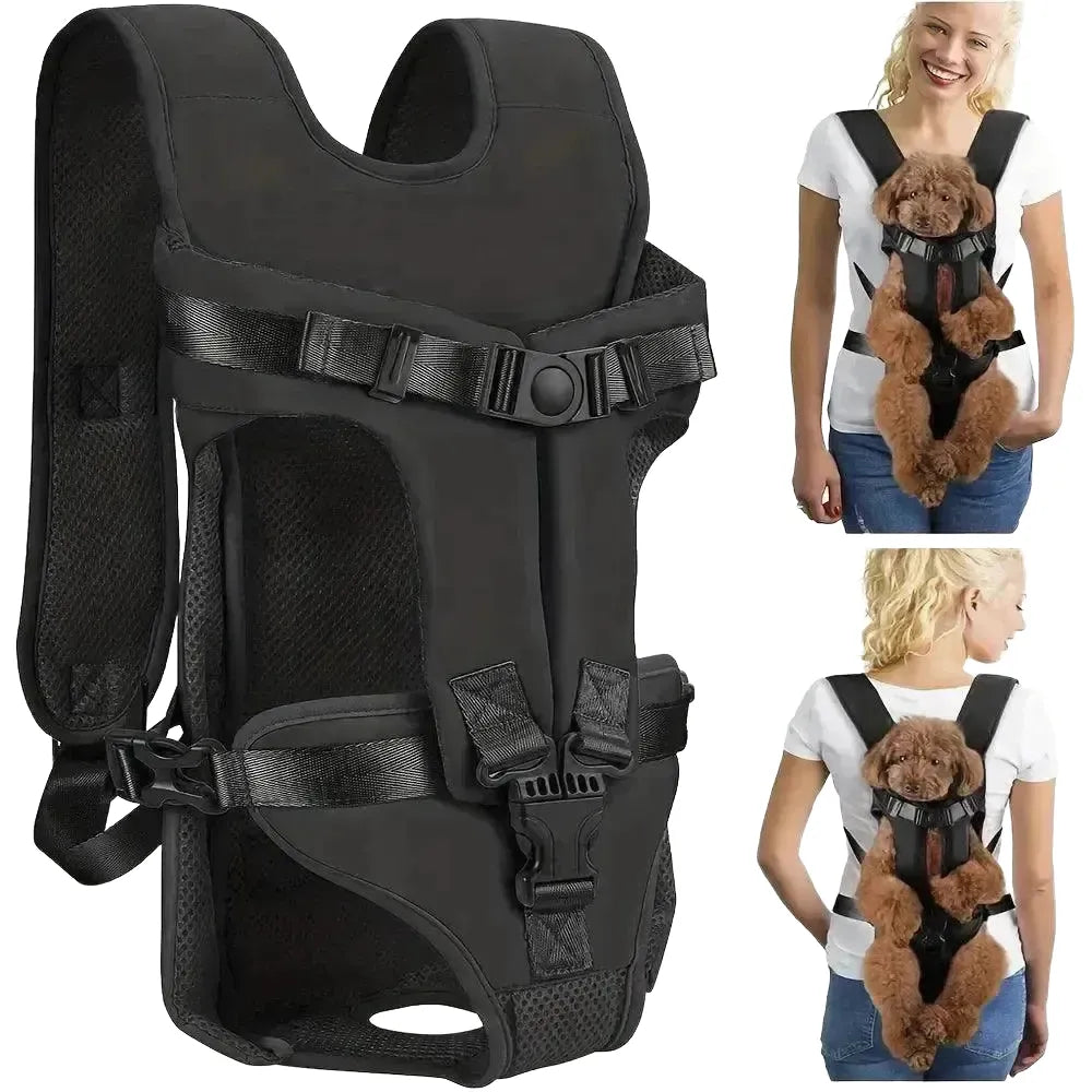 Medium-Small Dogs Hands-Free Backpack — product view 1