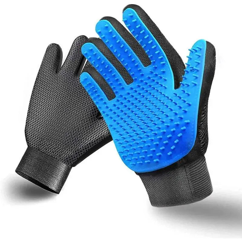 Pet Grooming Essentials Two Sided Brush Bath Glove Tool