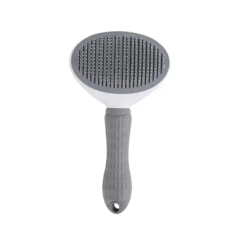 Stainless Steel Automatic Pet Hair Removal Brush For Dogs