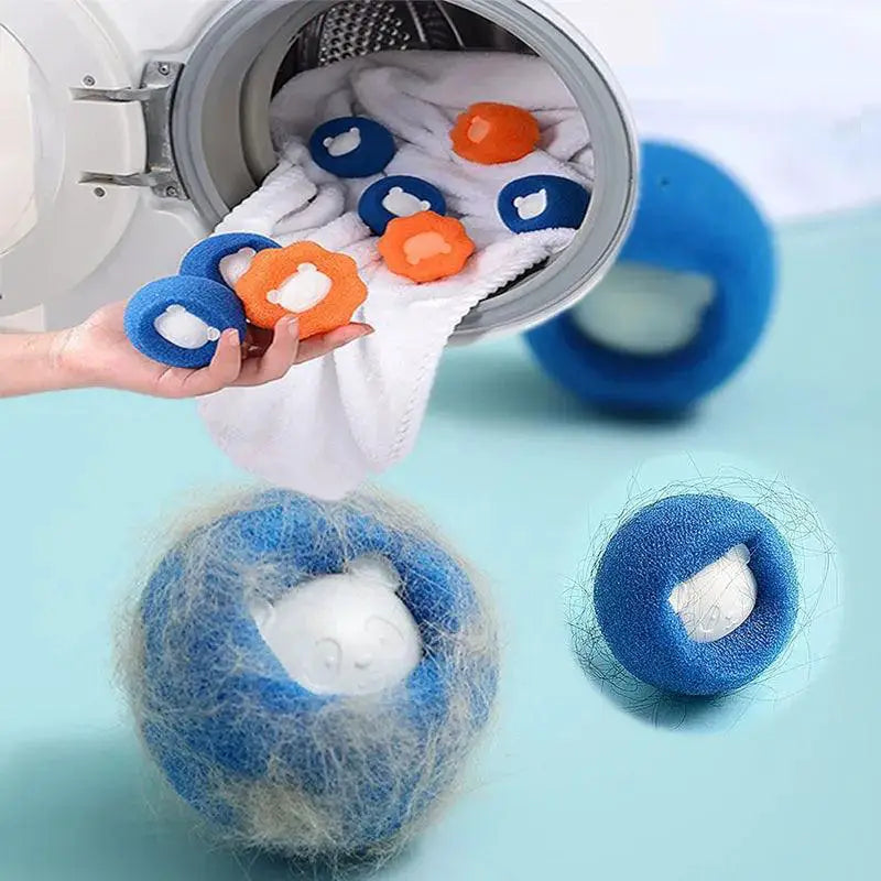 Pet Hair Remover Ball For Effortless Cat Fur Cleanup
