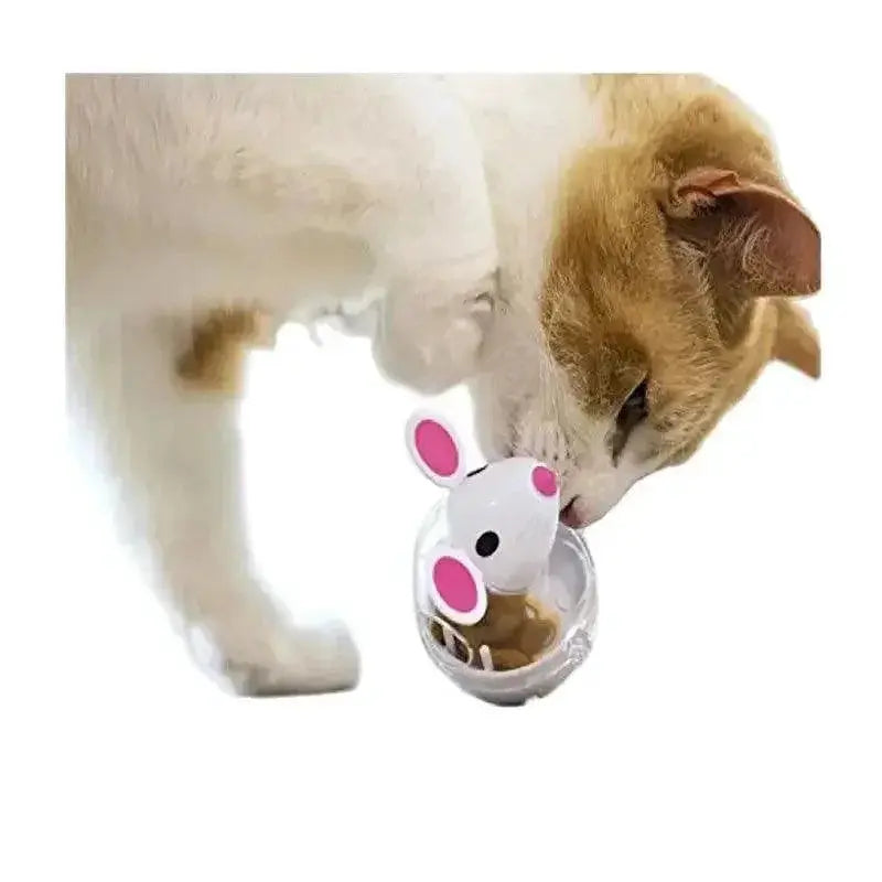 Pet Interactive Slow Feeding Mouse Treat Ball for Cats