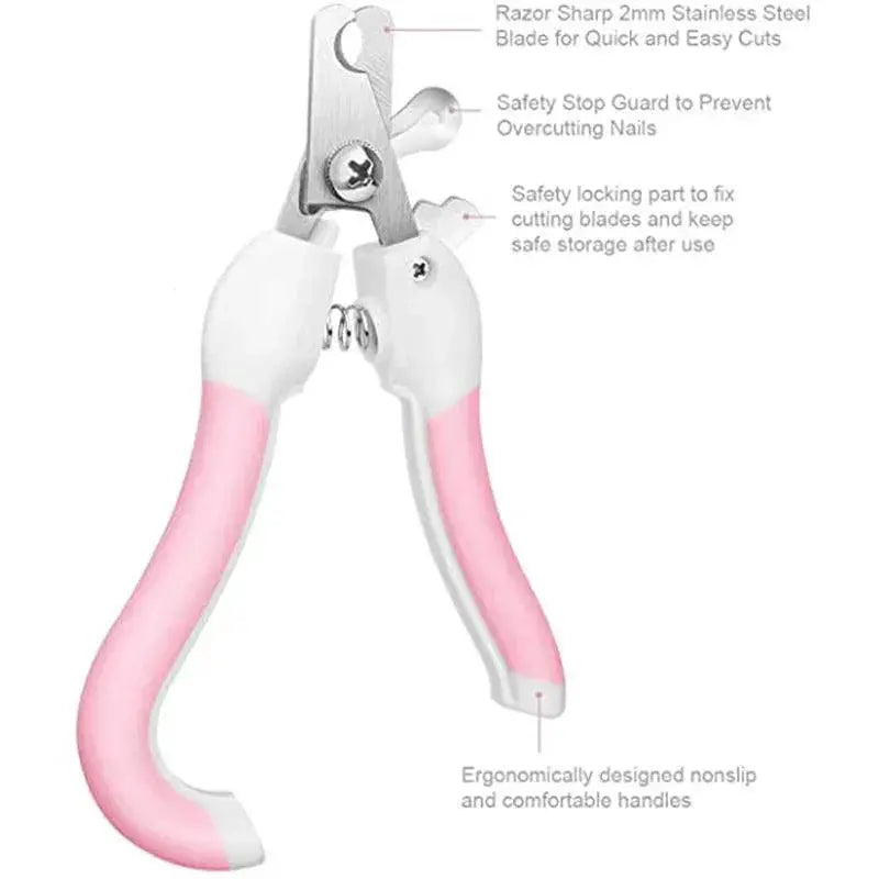 Ergonomic Pet Nail Clippers Labor Saving Grooming Tool