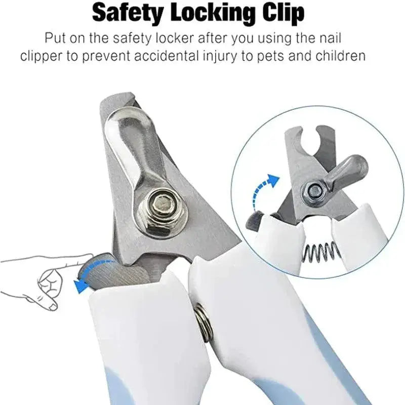 Ergonomic Pet Nail Clippers Labor Saving Grooming Tool
