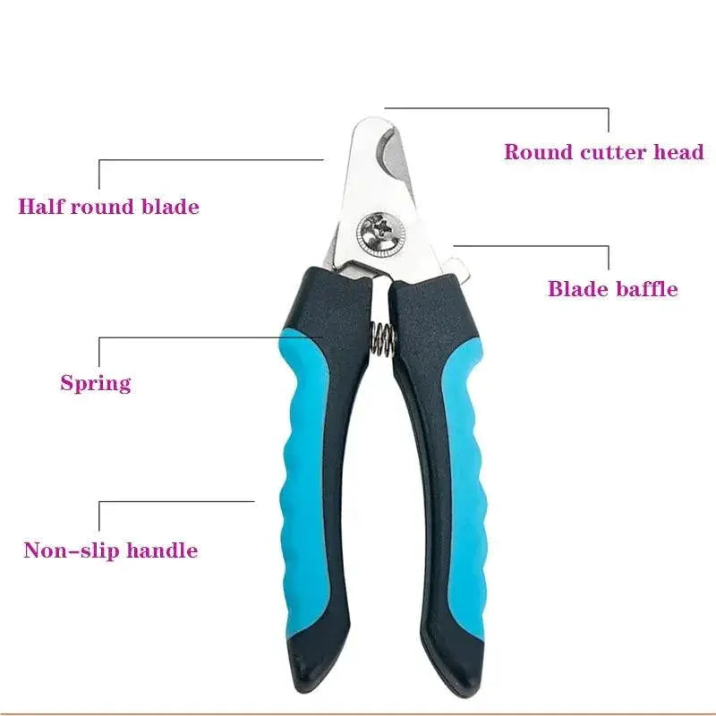 Stainless Steel Pet Nail Clippers For Large Dogs And Cats