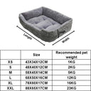 Pet Plush Calming Sofa Bed for Small Medium Dog Cat