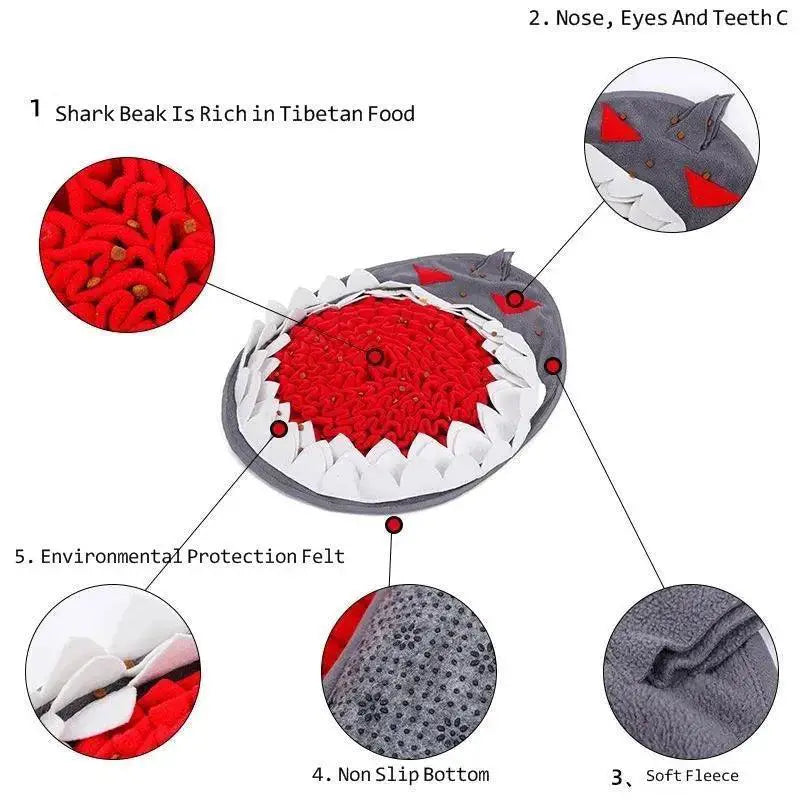 Pet Snuffle Mat Toy Dogs Interactive Nose Training Puzzle