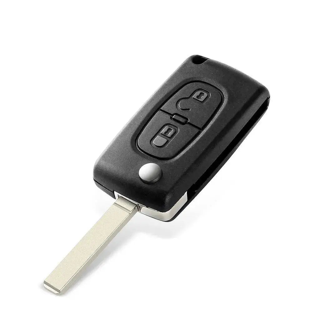 Peugeot Citroen Car Key Case Upgrade Stylish Flip Shell