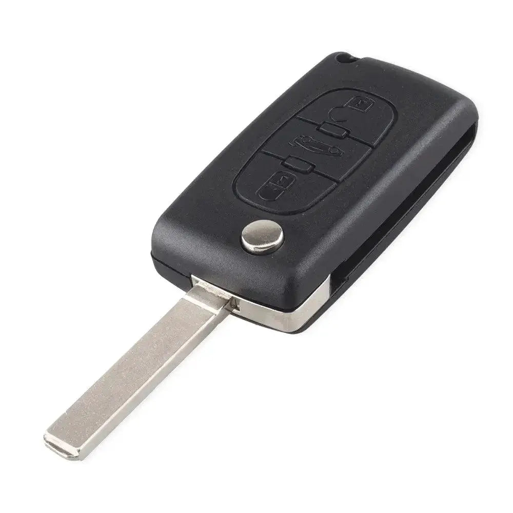 Peugeot Citroen Flip Folding Remote Key Shell Replacement