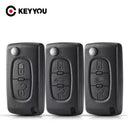 Car Key Shell Replacement for Peugeot