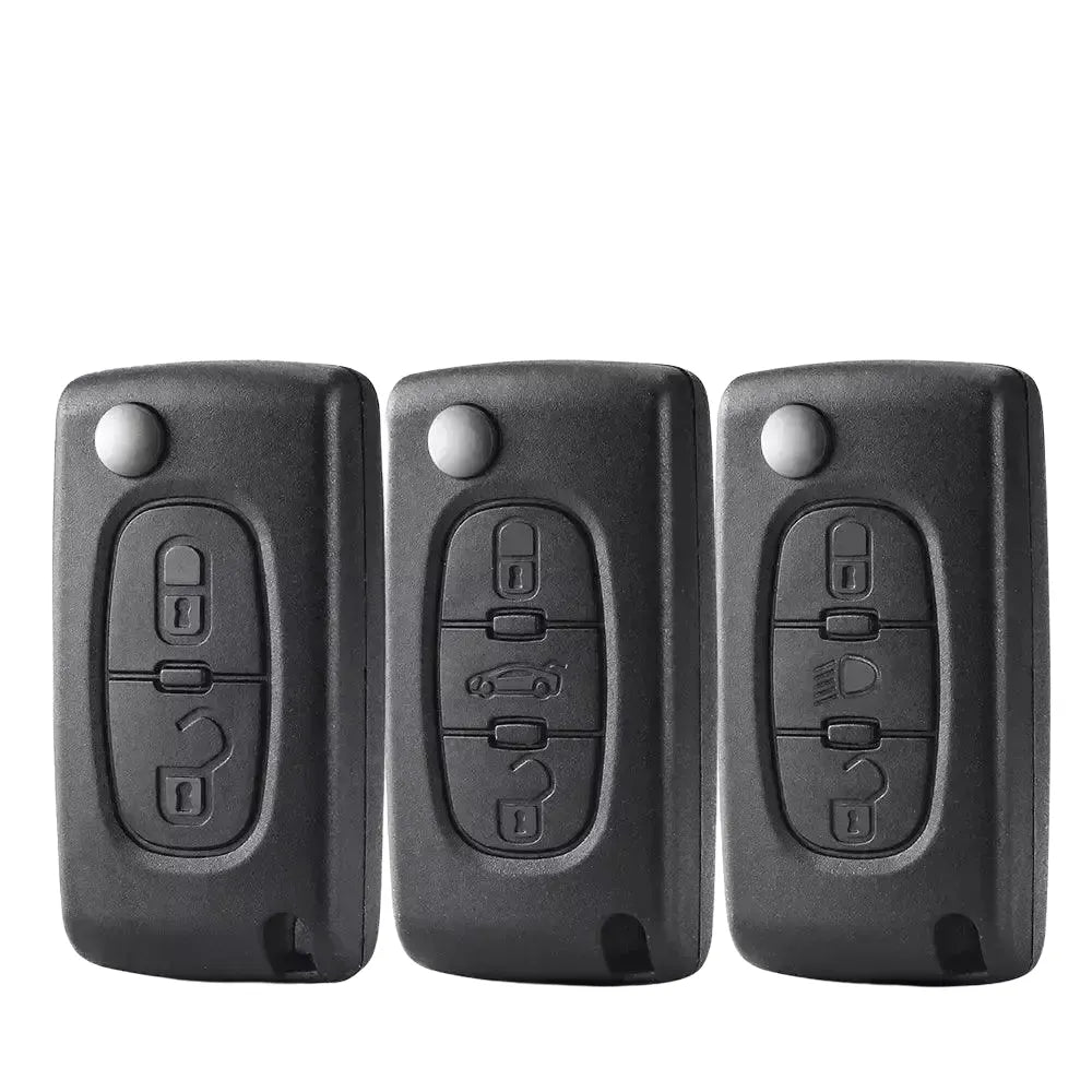 Car Key Shell Replacement for Peugeot — product view 1