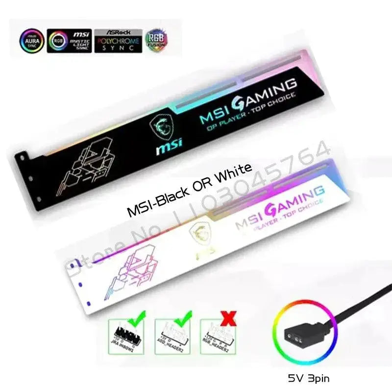 Phantom GPU Bracket Elevate Setup With Vibrant RGB Lighting