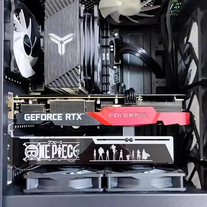 Phantom GPU Bracket Elevate Setup With Vibrant RGB Lighting