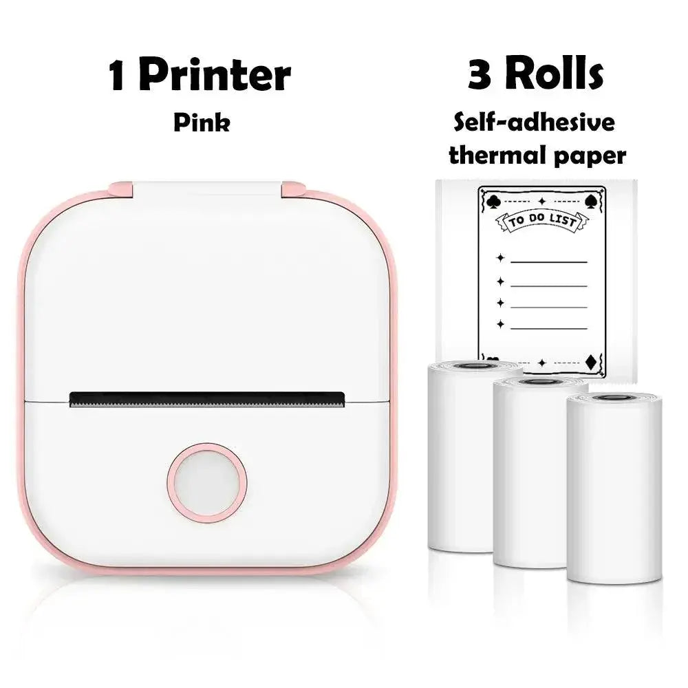 Phomemo Mini Wireless Pocket Printer Portable Thermal - 3 Rolls Sticker product image