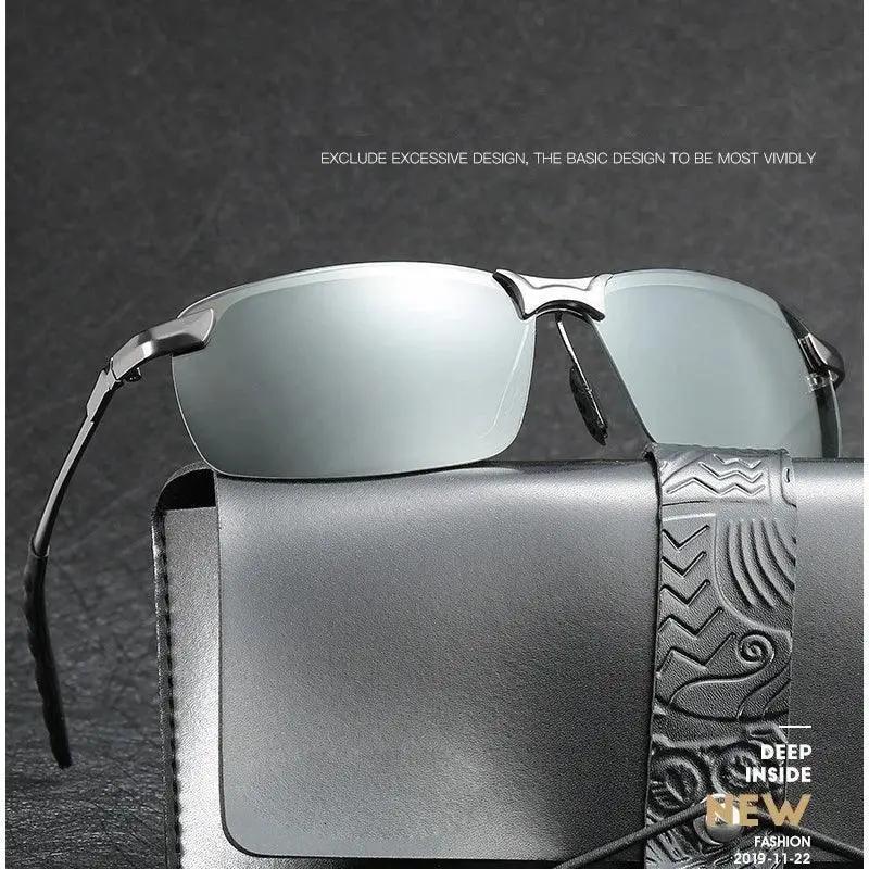 Photochromic Polarized Sunglasses For Men UV Protection