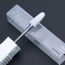 Pink And Blue Ceramic Nail Drill Bit Set Professional Accessories